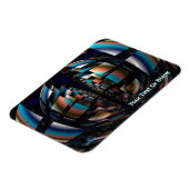 同心円半球 マグネット (左側)