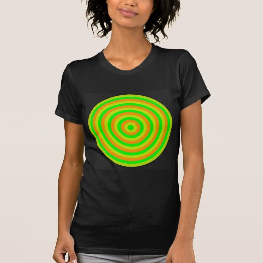 同心円女子Tシャツ Tシャツ (正面)