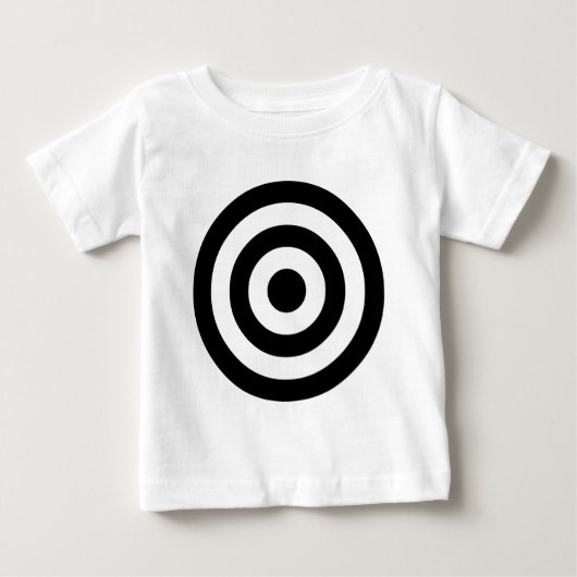 同心円 ベビーTシャツ (正面)