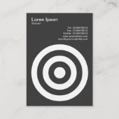 同心円 名刺 (裏面)