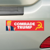 同志トランプの漫画おもしろいの世界政治 バンパーステッカー (車上)