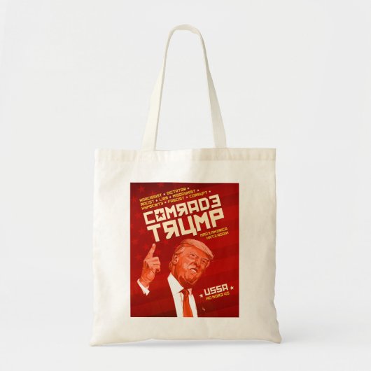 同志トランプ – ソ連ポスター トートバッグ (正面)