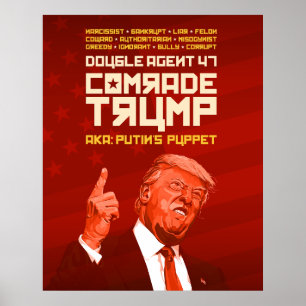 同志トランプ：ダブルエージェント（プーチンの操り人形） ポスター