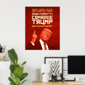 同志トランプ:ダブルエージェント(プーチンの操り人形) ポスター (ホームオフィス)
