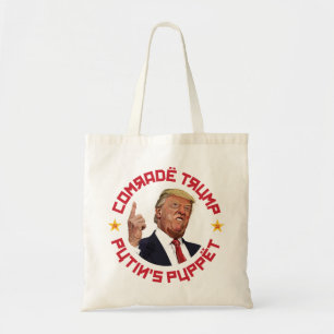 同志トランプ：プーチンの操り人形ソ連イラストレーション トートバッグ