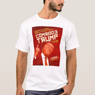 同志トランプ（プーチンの操り人形） – ソ連のポスター Tシャツ
