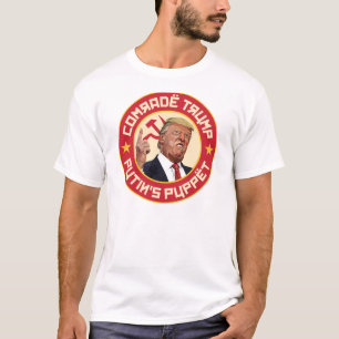 同志トランプ：プーチンの操り人形 – ソ連イラストレーション Tシャツ