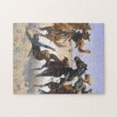 同志1890フレデリック・レミントンを助ける ジグソーパズル (横)