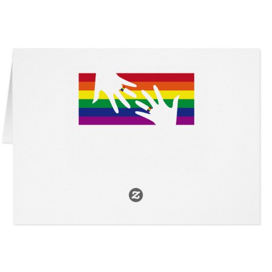 同性の結婚式 (裏面横)