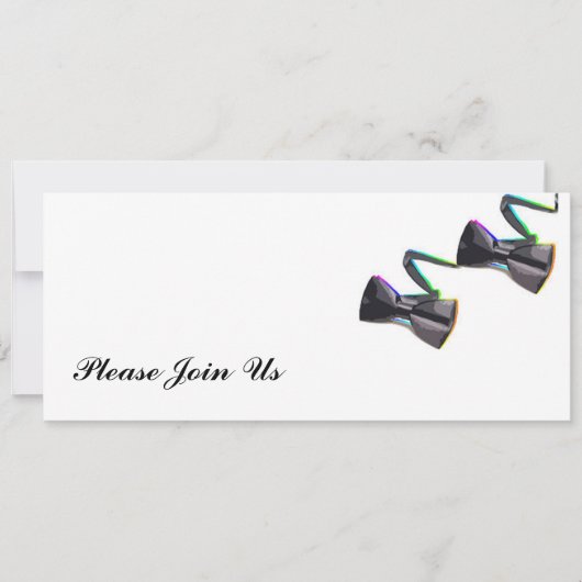 同性パートナーシップのご招待 招待状 (正面)