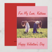 同性パートナー限定バレンタインデーカード シーズンカード (正面/裏面)