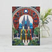 同性婚の出欠確認 招待状 (スタンド正面)