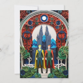 同性婚の出欠確認 招待状