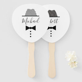 同性婚の新郎 ハンドファン