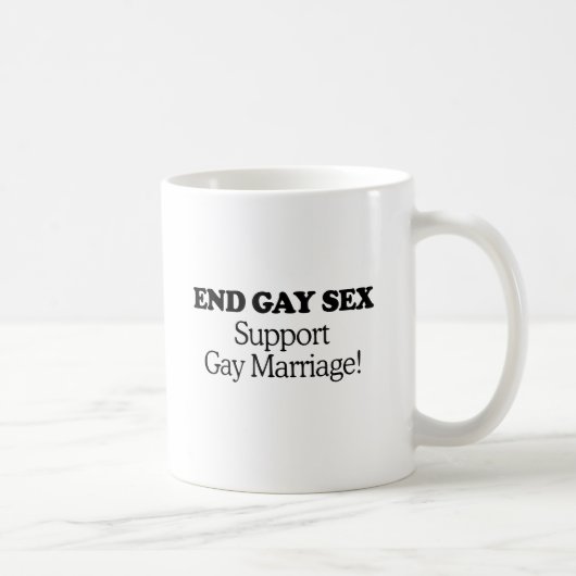 同性婚を支持する コーヒーマグカップ (右)
