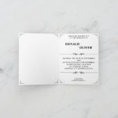 同性婚カップルの指輪をした手 案内状 (内部)