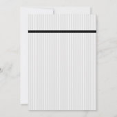 同性婚 ダブル ボウ タイ クラシック ウェディング 招待状 (裏面)