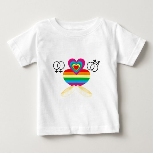 同性婚 ベビーTシャツ (正面)