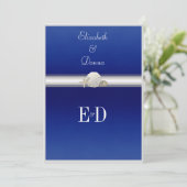 同性婚・レズビアン ウェディング招待状 ヒトデ サンド・ドル 招待状 (スタンド正面)