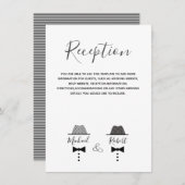 同性婚 黒白インフォメーションカード (正面/裏面)