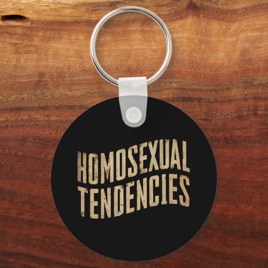同性愛の傾向ゲイレズビアンプライドLGBTQ キーホルダー (正面)
