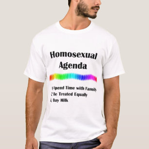 同性愛の議題 Tシャツ