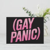 同性愛パニックLGBTQ抗議プライド 招待状 (スタンド正面)