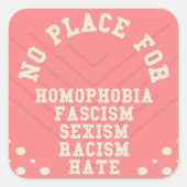 同性愛嫌悪の引用文 スクエアシール (正面)