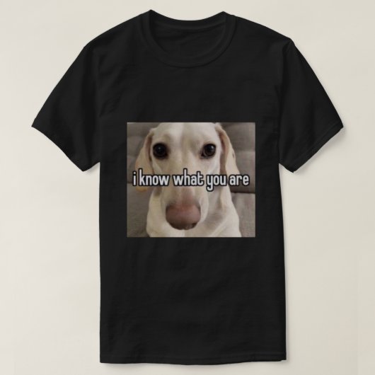 同性愛嫌悪の犬は、あなたが写真の宣伝である何であるかを知っている Tシャツ (デザイン正面)