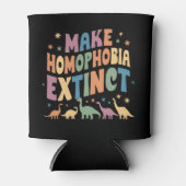 同性愛嫌悪の絶滅した恐竜のプライドLGBTQを作る 缶クーラー (正面)