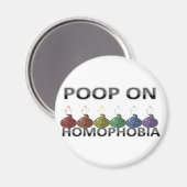 同性愛嫌悪ウンチ マグネット (正面/裏面)