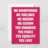 同性愛嫌悪引用文 ポストカード (正面/裏面)