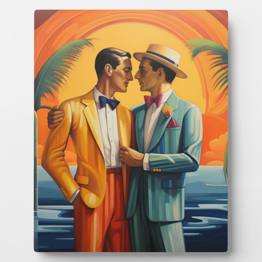 同性愛者とシック:アールデコの愛の遺産 フォトプラーク (正面)