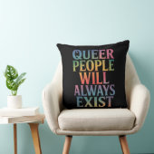 同性愛者の人々は常に存在する同盟国LGBTQIAプライド クッション (椅子)