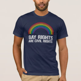 同性愛者の権利は市民権である Tシャツ