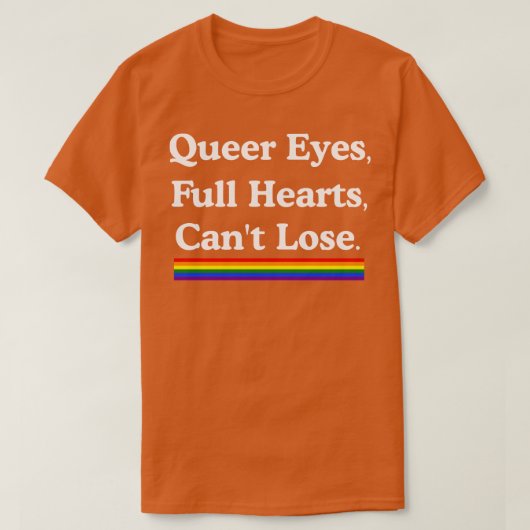 同性愛者の目フルハート失わない1 Tシャツ (デザイン正面)