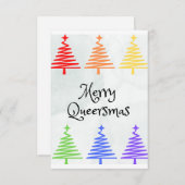 同性愛者クリスマス サンキューカード (正面/裏面)