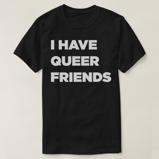 同性愛者フレンド Tシャツ (デザイン正面)
