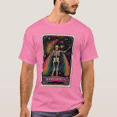 同性愛者マジシャンスケルトンタロット Tシャツ (正面)