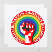 同性愛者社会主義による解放！LGBTQ+の権利 (正面/裏面)