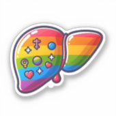 同性愛者肝 シール (正面)