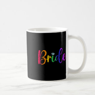 同性愛者 レズビアン LGBT ウェディング パーティー 花嫁 T シャツ 結婚前のお祭り コーヒーマグカップ