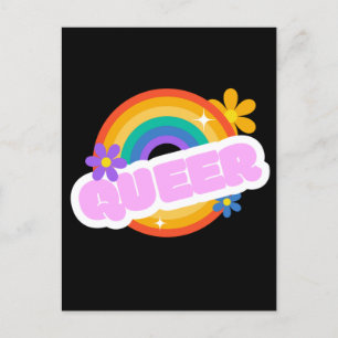 同性愛者。LGBT+プライドポスター ポストカード
