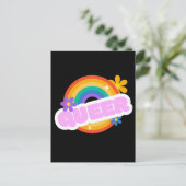 同性愛者。LGBT+プライドポスター ポストカード (スタンド正面)