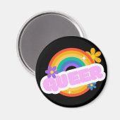 同性愛者。LGBT+プライド マグネット (正面/裏面)