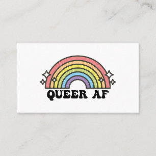 同性愛者AFゲイプライドレズビアントランスバイセクシュアルLGBTQ 名刺