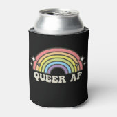 同性愛者AFレインボーゲイレズビアントランスバイセクシュアルLGBTQ 缶クーラー (缶正面)