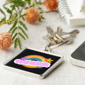 同性愛者LGBT+プライド.カードキーチェーン キーホルダー (側面)