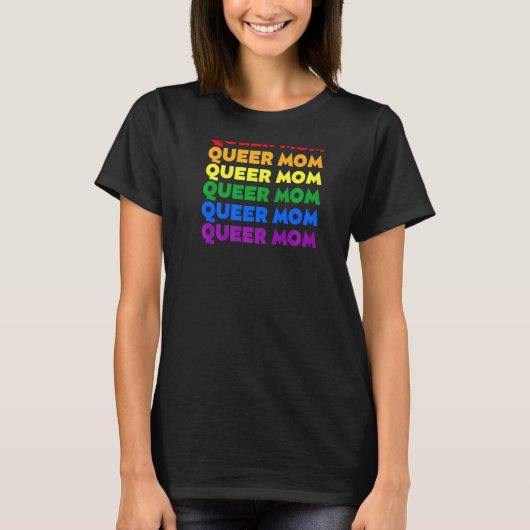 同性愛者Mom Lgbt非バイナリプライド男女兼用Prid Tシャツ (正面)