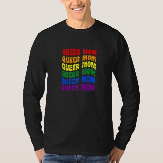 同性愛者Mom Lgbt非バイナリプライド男女兼用Prid Tシャツ (正面)